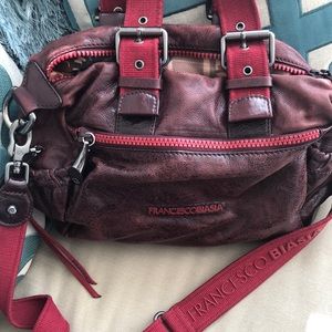 Francesco Biasia deep red bag!